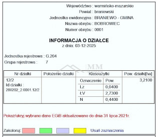 Działka Sprzedaż Braniewo
