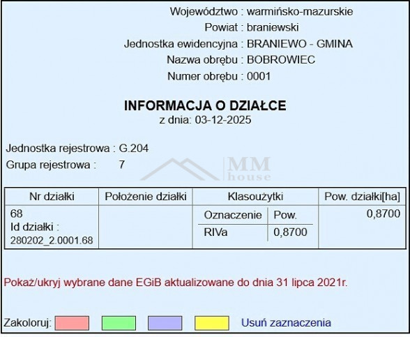 Działka Sprzedaż Braniewo 7