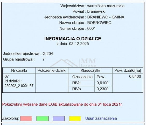 Działka Sprzedaż Braniewo 2