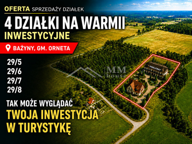 Działka Sprzedaż Bażyny 3
