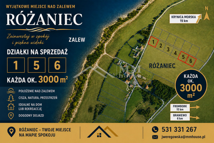 Działka Sprzedaż Różaniec 1