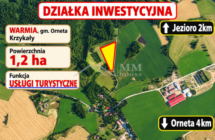 Działka Sprzedaż Krzykały 1